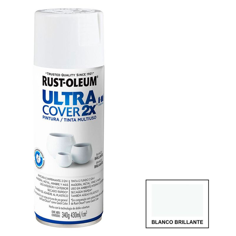 PINTURA SPRAY USO GRAL BLANCO BRILLANTE