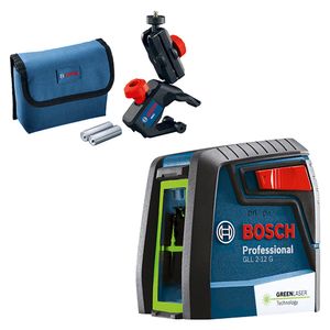 Nivel Láser de líneas verdes cruzadas 12 m GLL 2-12G Bosch