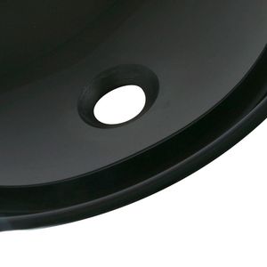 Lavamanos 42cmx135cm Vidrio Negro