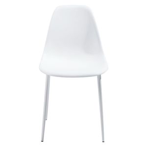 Silla Fija Olivia 55x46x84 Blanco