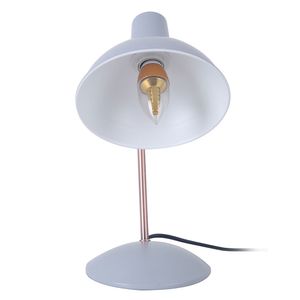 Lampara Sobremesa Brivio 1L gris