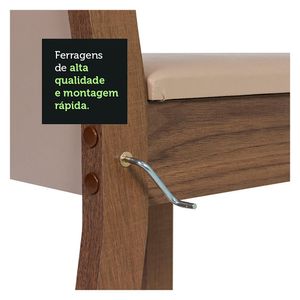 Comedor 6 sillas rectangular Ana rustic perla/ cream