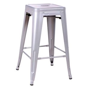 Banquito Bar Spot 42x42x68, Silver