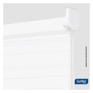 Cortina enrollada traslúcida 100x180 cm blanco