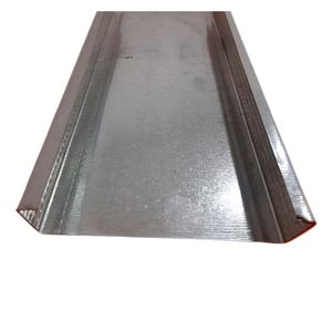 Perfil canal 0.40 mm x 2.44 m base 9 acero