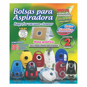 Bolsa aspiradora Twenty Hepa 2 unidades