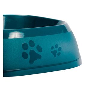 Plato para perro turquesa