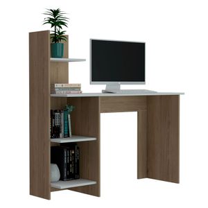 Escritorio Vilna 120 Rta Rovere + Blanco