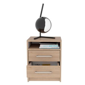 Mesa De Noche Eter Rta Rovere + Blanco