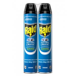 Insecticida max 400ml x2und. Raid