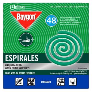 Insecticida Baygon coils x48und. Baygon