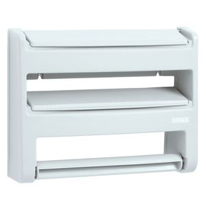 Portarollos 35cm x 9.7cm x 27.5 Triple Blanco