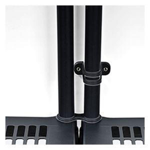 Estantería Ventilada 4 Niveles Negra 91x45x144Cm