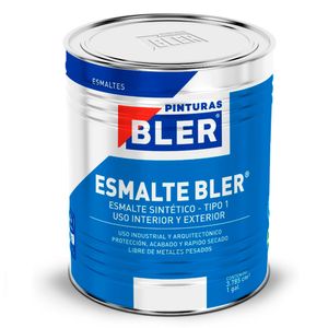 Esmalte T1 1/4gl Sintético Plateado Bler