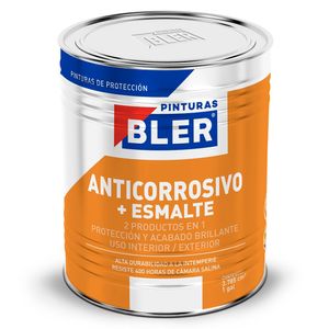 Anticorrosivo+ Esmalte Brillante 1gl gris Bler
