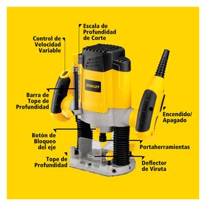 Fresadora Rebajadora Columnas STRR1200