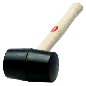 Martillo goma 12 oz negro