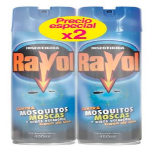 Insecticida spray 400 ml Rayol 2 unidades