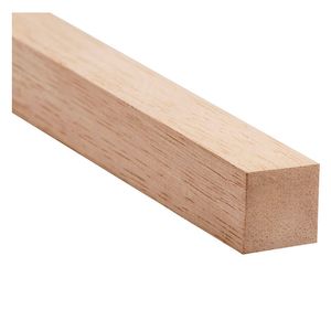 Listón 3x3x250 cm madera blanco/amarillo