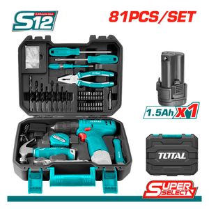 Set taladro inalámbrico 12V UTHKTHP10812