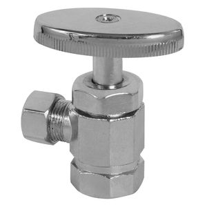 Registro válvula 200 PSI 1/2" baño níquel