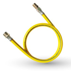 Conector de gas pvc 150cm 3/8x1/2m Oka