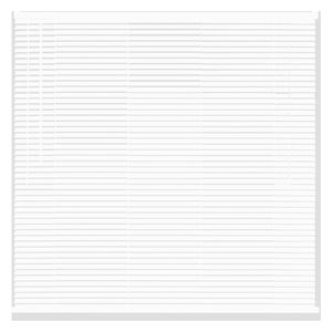 Persiana horizontal aluminio 120x140cm blanco Sunflex