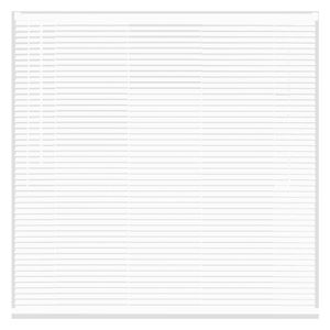 Persiana horizontal aluminio 080x140cm blanco Sunflex