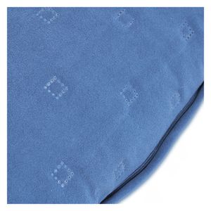 Cojín 45x45cm velvet repujado azul Wamsutta