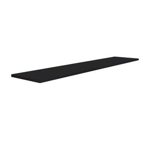 Repisa flotante MDP 25x100x1.5cm negro Multivisao