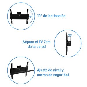 Soporte tv 26" a 70" combo Super Cinema Sonya