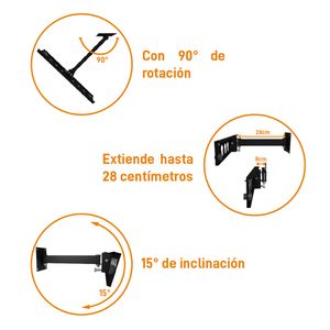 Soporte para tv 26" a 55" click Sonya