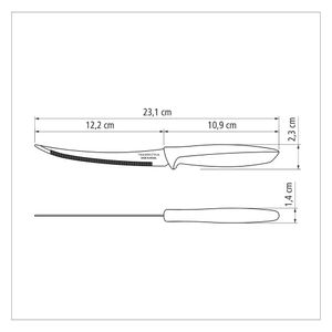 Cuchillo Tomate 5 Plenus Negro