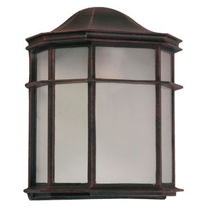 Lámpara exterior de pared óxido E27 1 luz 60W Ikelite - Exterior