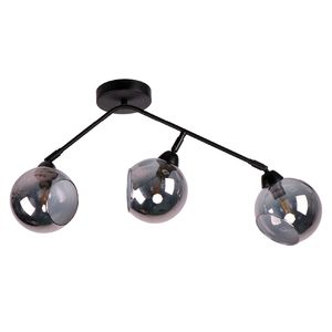 Lámpara de techo negro 3 luces E14 40W Designers Lighting - Modern