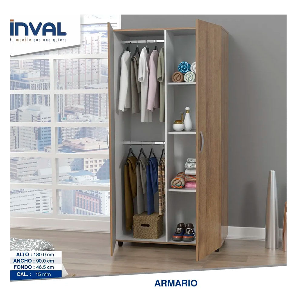 Armario Star 80 cm Ceniza