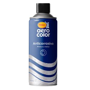 Pintura anticorrosiva negro mate 300ml Aerocolor