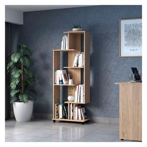 Biblioteca oslo cadiz 60x160x30cm arena Inval