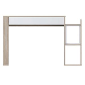 Escritorio cadiz 120x75x50cm arena polar Inval