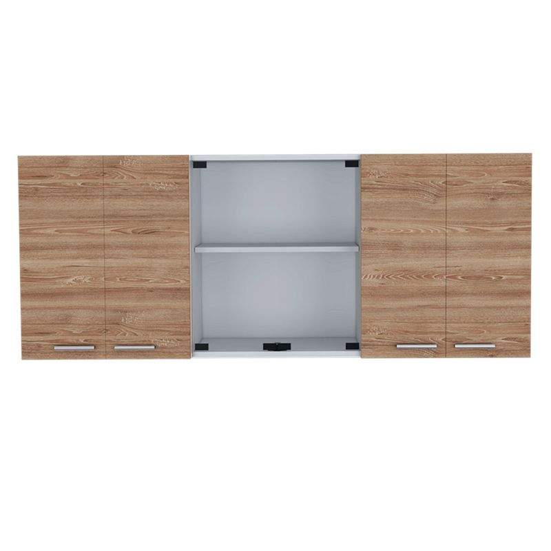 Alacena Gabinete Organizador Cocina Superior Pared Madera