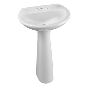 Combo sanitario con pedestal Laguna 4.8L blanco Corona