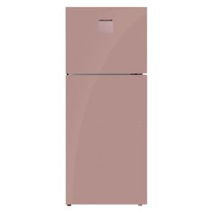 Nevera no frost Challenger en vidrio 450L pink