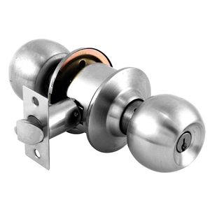 Cerradura de pomo para alcoba cromo Top Forge
