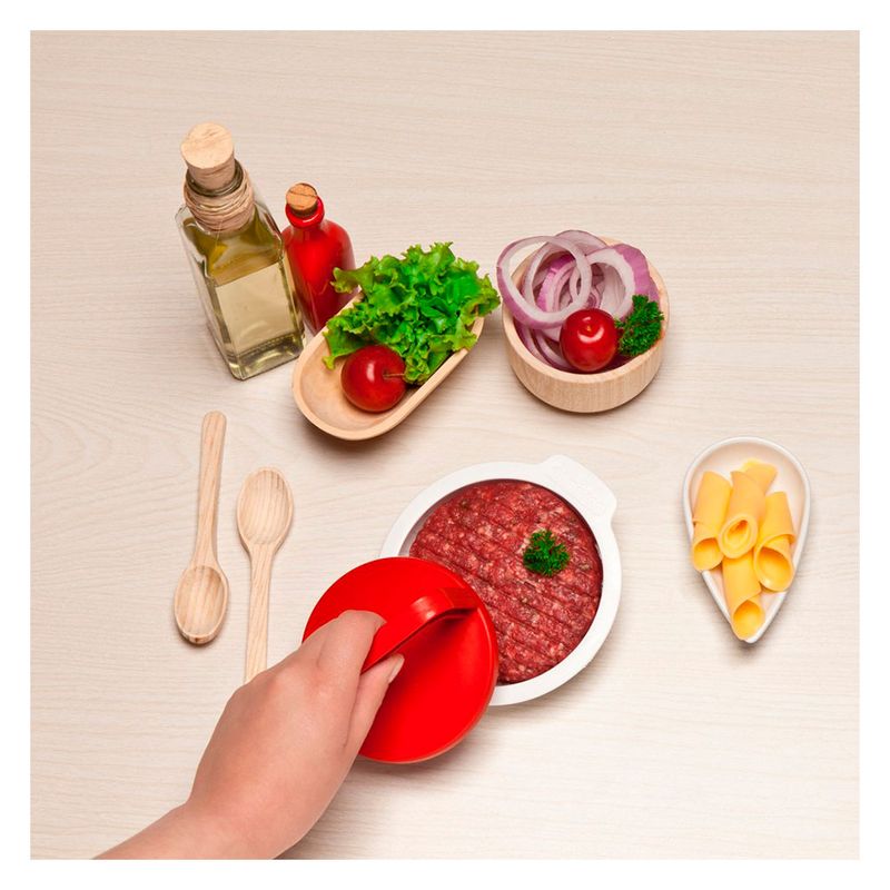 Prensador De Hamburguesas Antiadherente – Molde Para Carne, Bacon Y Gambas, Ideal Para Barbacoa