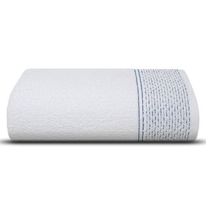 Toalla baño 7416Justa 70x140cm 450gr blanco/azul Cannon