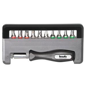 Set atornillador de 10 puntas KWB