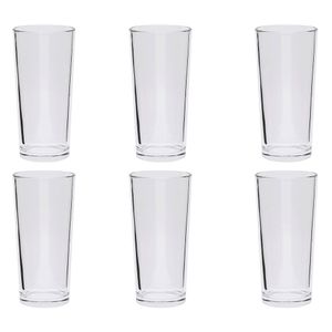 Set de vasos alto básico x6und 255ml Cotidiana