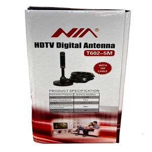 Antena TDT 5m negro