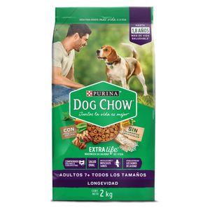 Alimento para perro senior x2kg Dog Chow