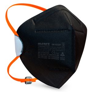 Respirador N95 sin válvula negro Insafe